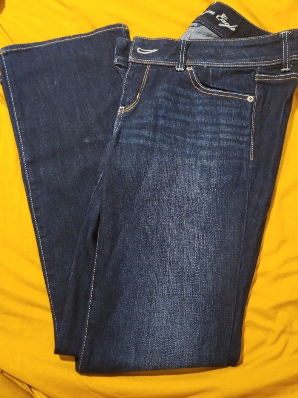 American Eagle Outfitters Dark Blue Boot Cut Jeans
